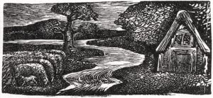Il fiume argenteo di Sabrina, illustrazione da 
